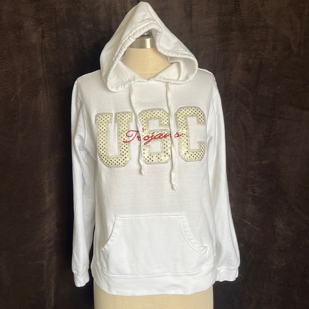 USC TROJANS White House Embellished Hoodie